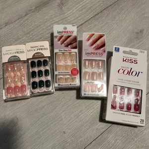 Kiss impress and Dashing Diva nails